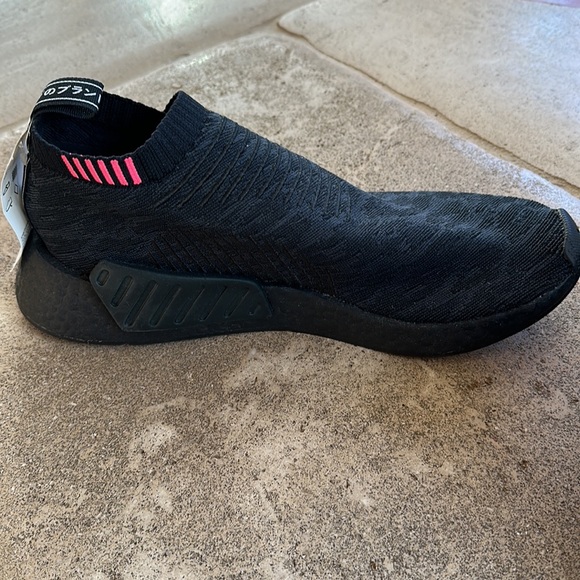 NWT ADIDAS 🔥 NMD CS2 PK Sz 9 1/2 Slip Ons Black Sneakers Boost CQ2373 - Picture 8 of 11